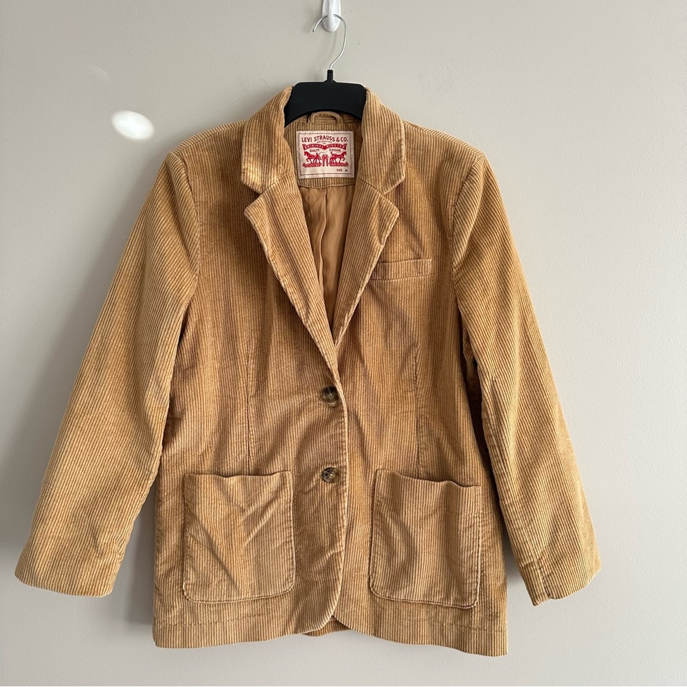 Levi’s Iced Coffee Autumn Corduroy Blazer Jacket Medium
